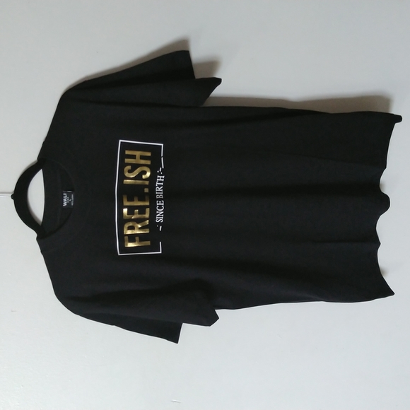 SBC Free-ish Short Sleeve Crew Neck Black T-Shirt - Picture 6 of 6